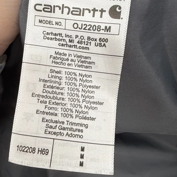 Carhartt teal blue defender jacket medium - Picture 4 of 4